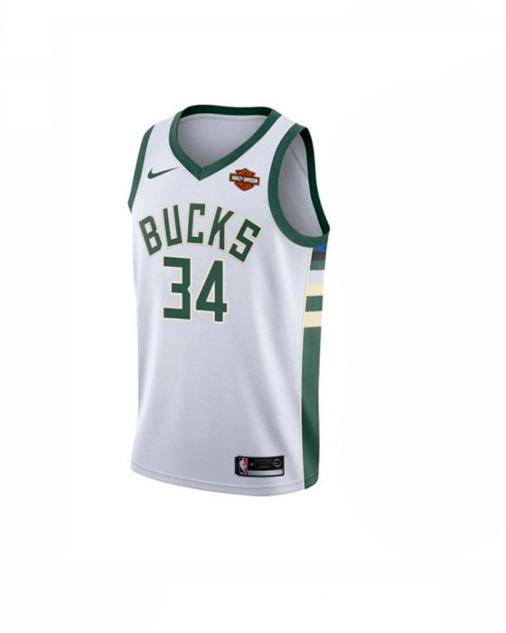Milwaukee Bucks - Antetokounmpo 34 Branco