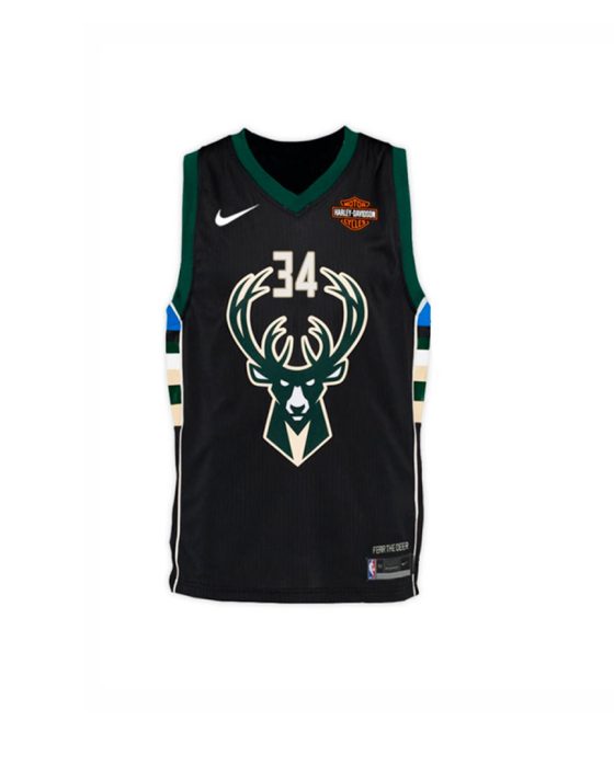 Milwaukee Bucks - Antetokounmpo 34 Preto